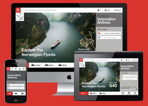 翱翔云端 航空公司概念網(wǎng)頁界面設計與開發(fā)